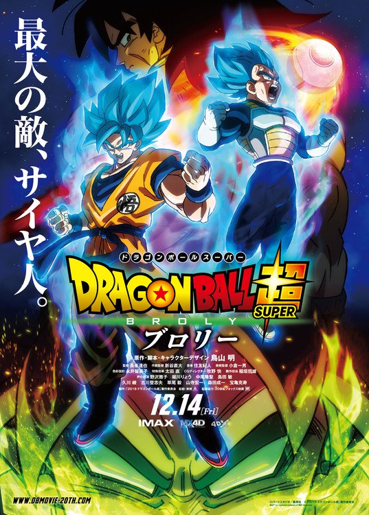 Toei Animation Reveals Official Dragon Ball Super Movie Title, 